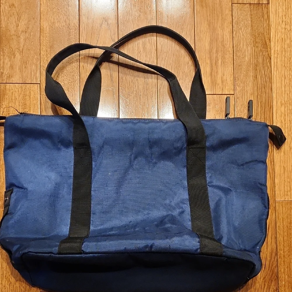 FILA Navy Blue Gym Tote Bag Sports Travel Shoulder Bag
